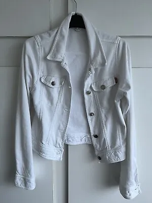 Hard Tail Forever Medium White Jacket SIZE M (UK 8/10) • £16