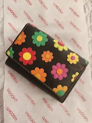 Visconti Leather Woman's  Wallet ~ Daisy • $25