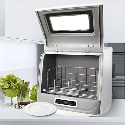 Mini Countertop Dishwasher Apartment Camper Compact Dishwasher 3 Programs 1200W • $163.40