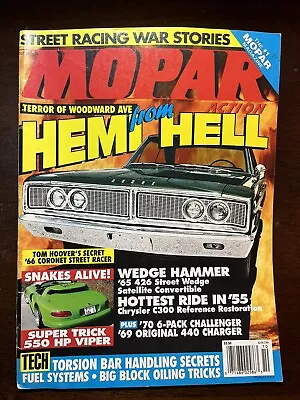 Vintage Mopar Action Magazine October 1993 Dodge Plymouth Mopar Hemi From Hell • $6.25