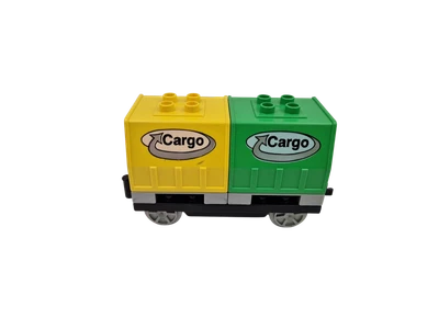 $17.55 • Buy Lego® Duplo TRAIN Freight Wagon Cargo GREEN YELLOW