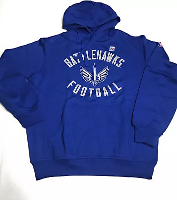 G-III Sports Men's St. Louis Battlehawks XFL Pullover Hoodie Blue Sz Large • $20.97