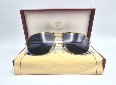 $590 • Buy 🔴 Vintage Cartier Tank Louis Sunglasses