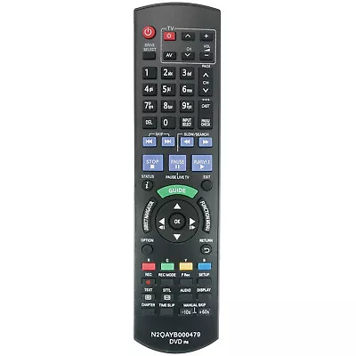 N2QAYB000479 Remote For Panasonic DVD Recorder DMR-XW390 DMR-XW385 DMR-XW480 New • $11.85