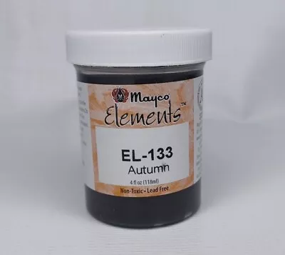 Mayco Elements Ceramic Glaze EL-133 Autumn USED 4 Oz Jar • $19.99