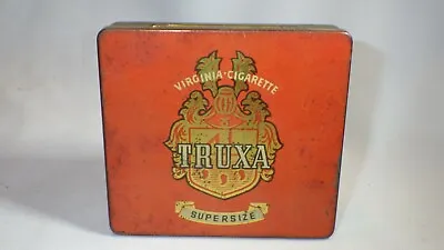 $5.99 • Buy Vintage TRUXA Supersize Virginia 20 Cigarettes Tin Box - EMPTY!