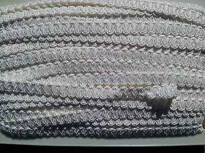 SPECIAL  $1.50 /m   White  18mm  Gimp Braid Trim -  Upholstery Craft Costume • $1.50