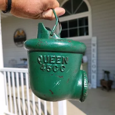 Antique Queen 45CC Cast Iron Well Pump Water Diverter Cup Handle Farm Hydrant • $55