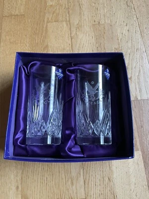 £15 • Buy 2 X Edinburgh Crystal Hi Ball 15cm Glasses Boxed New