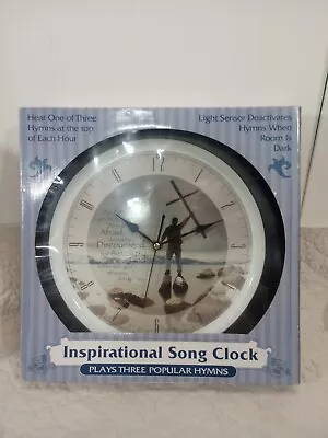 Inspirational Song Clock Plays Three Popular Hymns Light Sensor  • $17.95