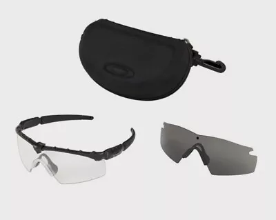 Oakley Si Ballistic M Frame 2.0 Strike Ip Array Matte Black / Clear Grey 11-138 • $100