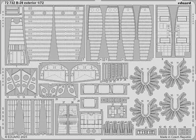 Eduard 1/72 Boeing B-29 Superfortress Exterior For Hobby 2000/Academy Kits • $29.27