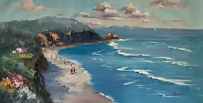 Beach ViewOceanOriginal Oil Painting By Jason   122 X 61 Cm • $399.99