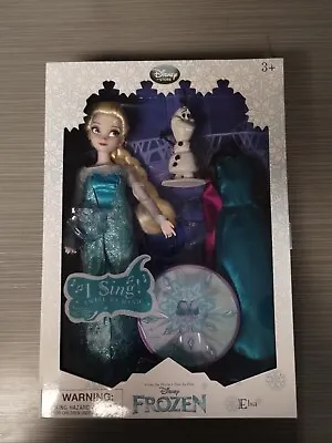 DISNEY Frozen ELSA 11  Deluxe Singing Doll Set  Twirl My Hand   • $60