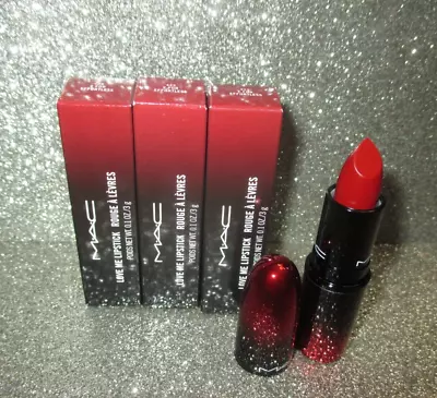 3 X MAC LOVE ME LIPSTICK 423 E FOR EFFORTLESS - Full Size & Free Gift • $29.95