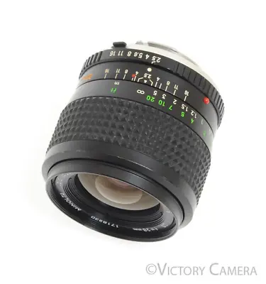 Minolta MC W.Rokkor-X 28mm F2.5 SI Wide Angle Prime Lens -Clean- • $102.70