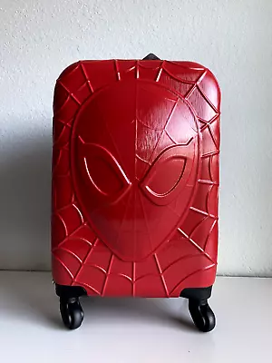 Marvel SpiderMan FUL 21  Rolling Luggage Mask Design Hardshell Red Suitcase NEW • $175