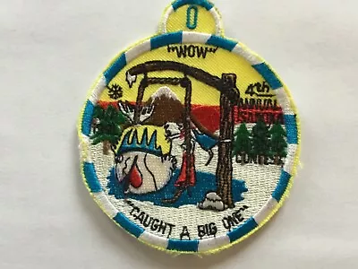 1991 Viking Council Isanoka District Fishing Contest Pocket Patch • $4.75