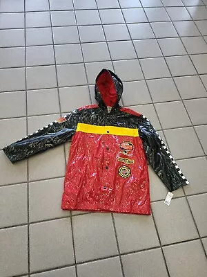 NWT Boys Size 9/10 Disney Cars Lightning McQueen Rain Jacket Coat • $29.99