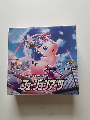 $139 • Buy Pokemon Card Sword & Shield Fusion Arts Booster Box S8 Japanese NEW Sealed