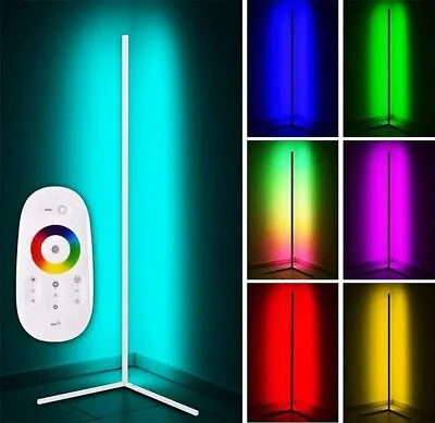 £40.92 • Buy 140CM DIY RGB LED Corner Floor Lamp Light Stand Gaming Room + Remote Control Dec