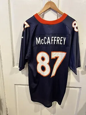 VINTAGE 90s Denver Broncos Football Jersey Mens L Blue PUMA #87 Ed McCaffrey • $24.99