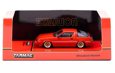 Tarmac Works ROAD64 Bright Red Mitsubishi Starion 1:64 Scale Diecast Car • $16.99