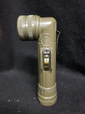 Fulton MX-991/U OD Green Right Angle US Military  Flashlight /ALICE Army Torch • $17.50