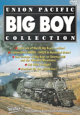 Union Pacific Big Boy Collection DVD Pentrex Steam 4000-4024 UP Locomotive NEW • $19.95