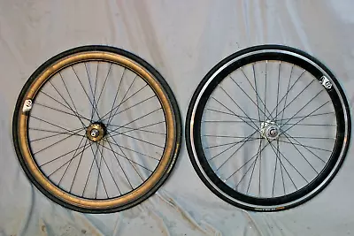 Origin8 700c FlipFlop SS Fixie Bike Wheel Set Black 120/95mm 32S PV USA Shipper! • $198.82