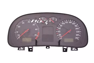 VW Golf IV Bora Petrol Speedometer 1J0919826A Speedometer Instrument Cluster VDO CAR • $53.95