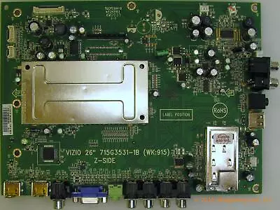 Vizio CBPFTQ9CBZK060 (715G3531-1B) Main Board For VA26LHDTV10T • $55.21