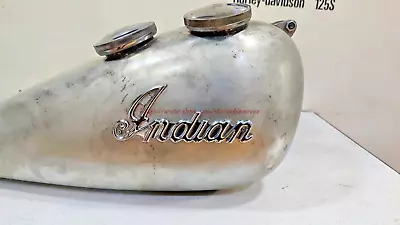 Gas Oil Fuel Tank For Indian Chief 1947-53 Motorcycle Tin Plated - Press Made • $1568.27