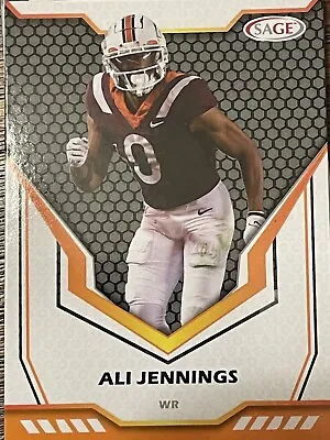 2024 Sage Ali Jennings Virginia Tech Hokies Rookie RC Football • $1.49