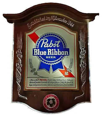 Vintage 1981 Pabst Blue Ribbon Lighted Beer Bar Tavern Sign Large Tankard • $99.99