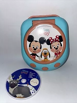 Disney Baby Carry Along Musical Toy CD Player Studio Fun Baby (Cd Included) • $17.99