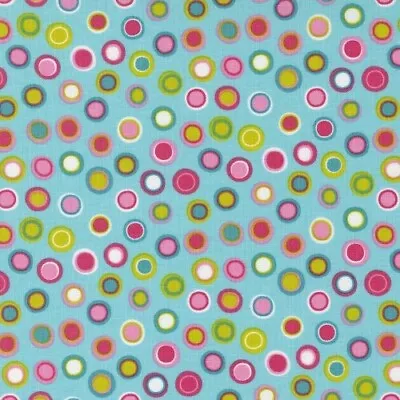 Sweet And Plenty By Me & My Sister For Moda - Blue Razz Dots  #22453-22 • $12.75