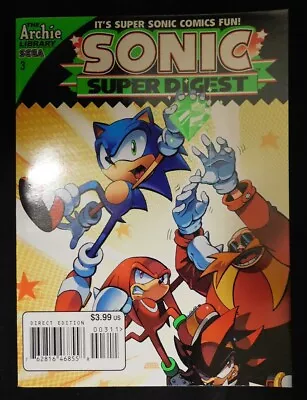 Sonic Super Digest 3 Archie Comic Sega Castiglia Spaz Decesare Mawhinney 2013 Nm • $10