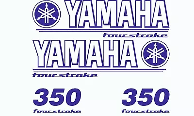 Yamaha Outboard Decals Stickers 350 200 225 150 125 115 Four Stroke Engine Kit • $50.66