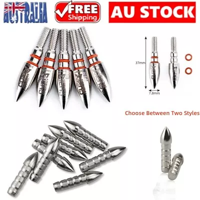 12pcs 100grain ID 6.2mm Arrowhead Outdoor Archery Shooting Broadheads • $10.99