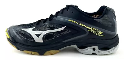 Mizuno Wave Lightning Z3 Black Lace Up Volleyball Shoes Women’s Size 9 • $34.95