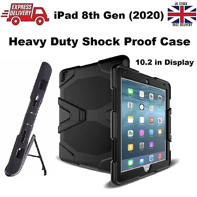 Shockproof Heavy Duty Rubber Hard Case For IPad 8th Gen 2020 A2270/A2428/A2429 • £16.99