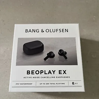 £299 • Buy Bang & Olufsen B & O Beoplay EX Noise Cancelling In-Ear Headphones Black