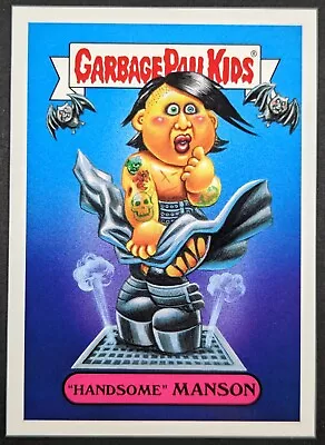 Handsome Marilyn Manson 2017 Garbage Pail Kids Metal Bands Topps Card #6b (NM) • $9.95