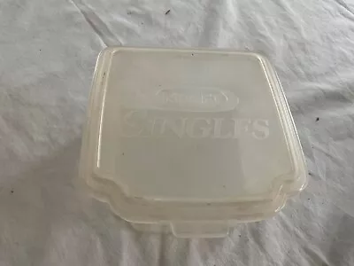 Vintage Kraft Singles Cheese Plastic Box With Hinged Lid • $15