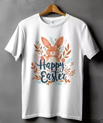 Hoppy Easter Family Matching T-Shirt Costume Fancy Dress Easter Bunny Tee Top • £10.99