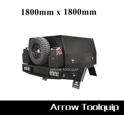 $6550 • Buy 1800 X 1800 Aluminium Dual Cab Ute Tray & Flat Aluminium Dual Cab Canopy Package