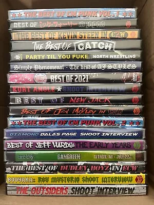 £4.99 • Buy BRAND NEW Various Wrestling Wrestle Crate DVDs WWE WWF ECW CZW Shoot Interviews