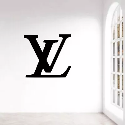 L V Louis Vuitton Themed Vinyl Wall Art Sticker Decals • £3.99