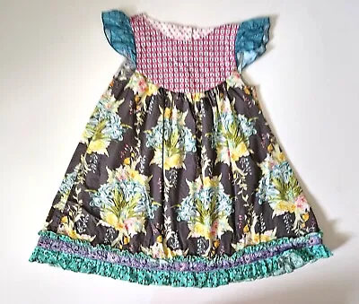 Matilda Jane 6 Platinum Something Special Flutter Dress LA1-137 • $25.49